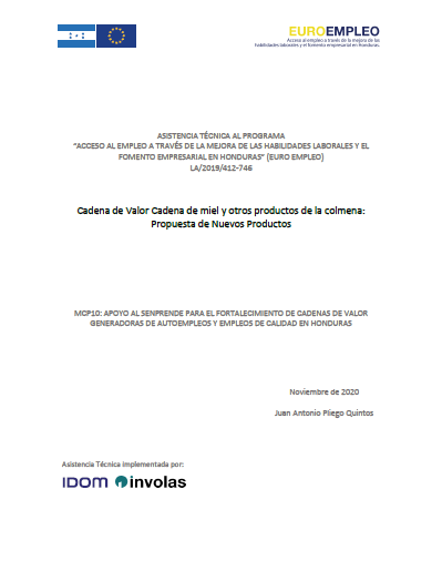 Cadena-Valor-Miel_Propuesta-Nuevos-Productos_Manual-Instrucciones