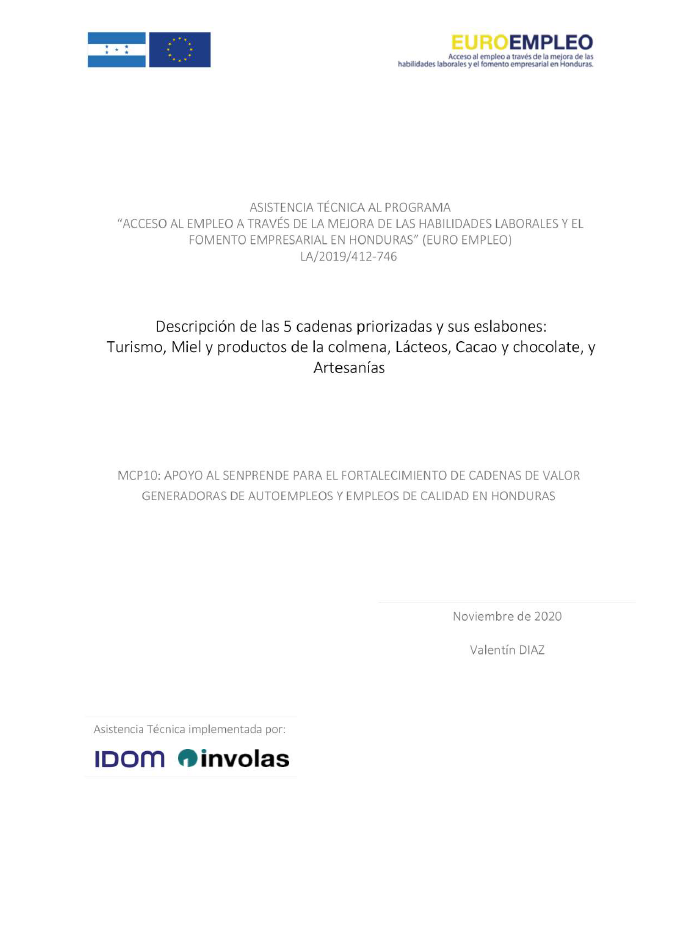 Cadenas-Valor-Colmena-Cacao-Lacteos-Artesania-Turismo_Iniciacion_Descripcion-Cadenas